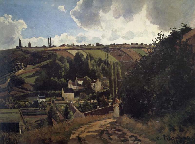Camille Pissarro La Cote du Fallais,Pontoise oil painting picture